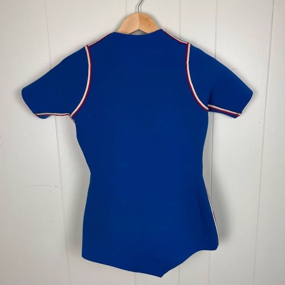 Blue Women's Swim One Piece - Picture 3 of 8